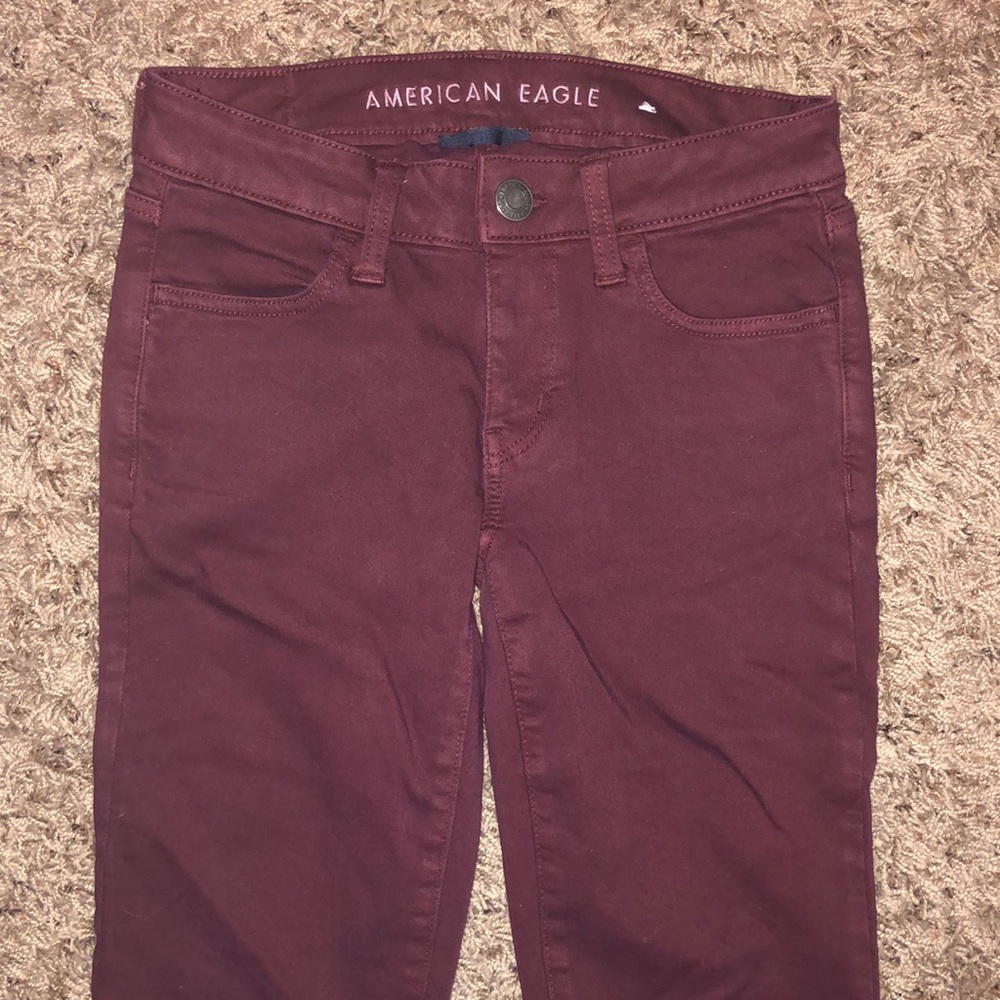 Women’s American Eagle Maroon Jeans